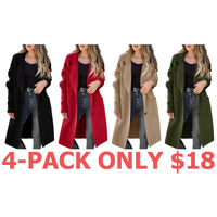 4-Pack (Black,Red,Khaki, Army Green)