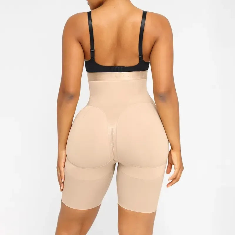 Shaping High-Rise Shorts Tummy Tucking Butt Lift