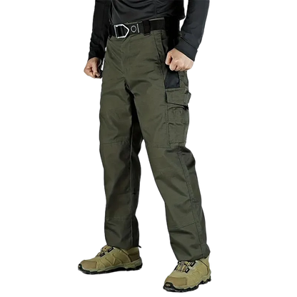 Men's Solid Color Tactical Work Pants