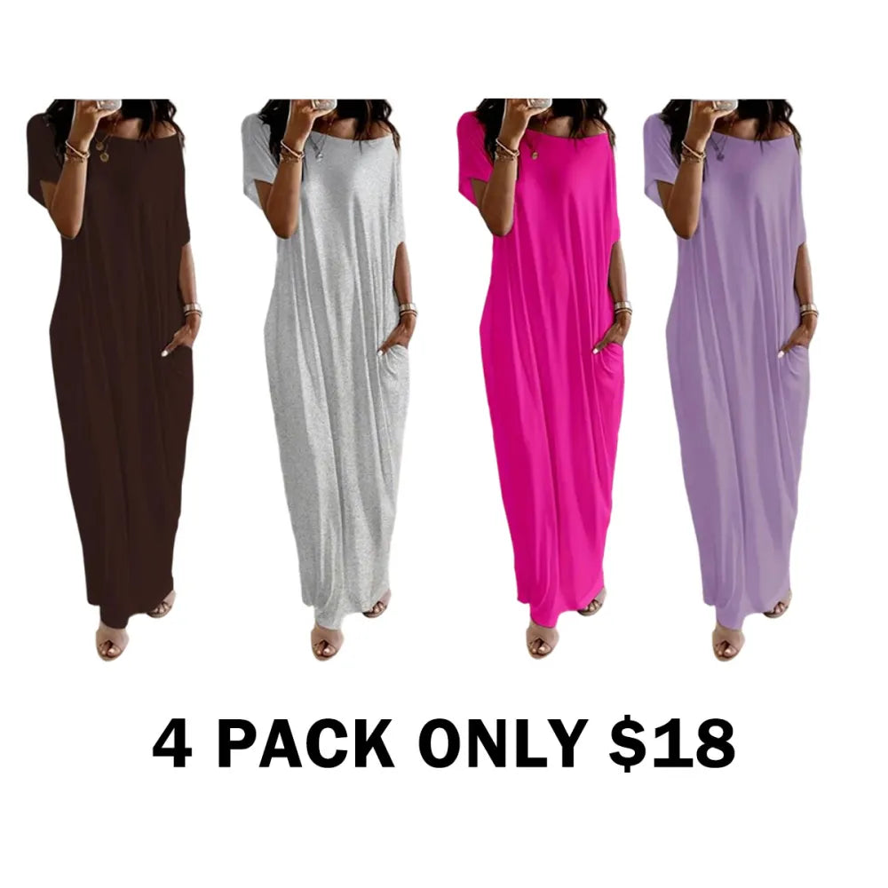 Batwing Sleeve Lounge Dress